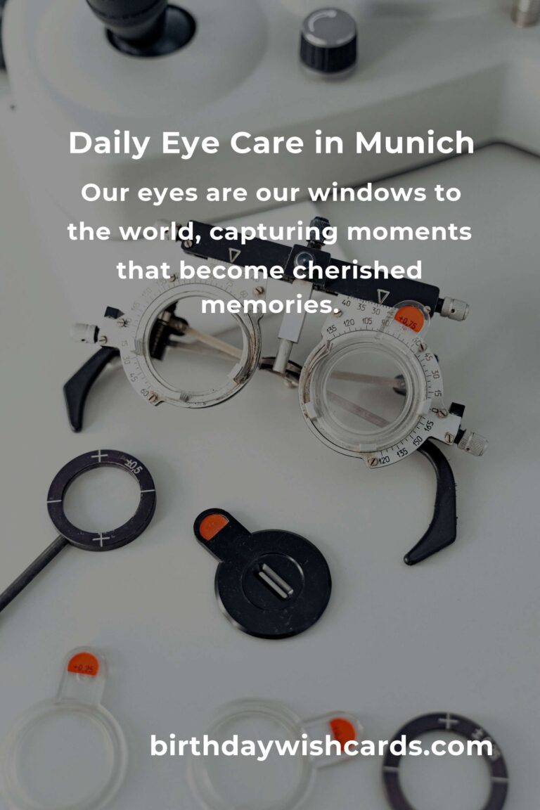 Embracing Daily Habits for Eye Health: A Munich Resident’s Guide