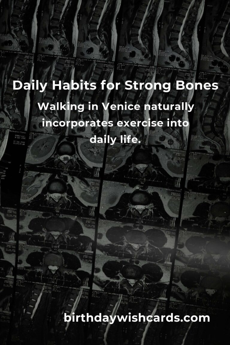 Embracing Daily Habits for Stronger Bones: A Venetian Journey