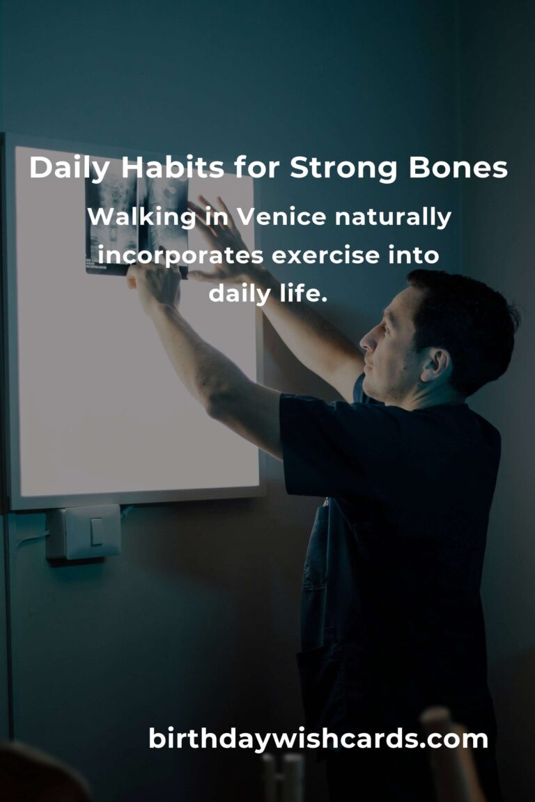 Embracing Daily Habits for Stronger Bones: A Venetian Journey