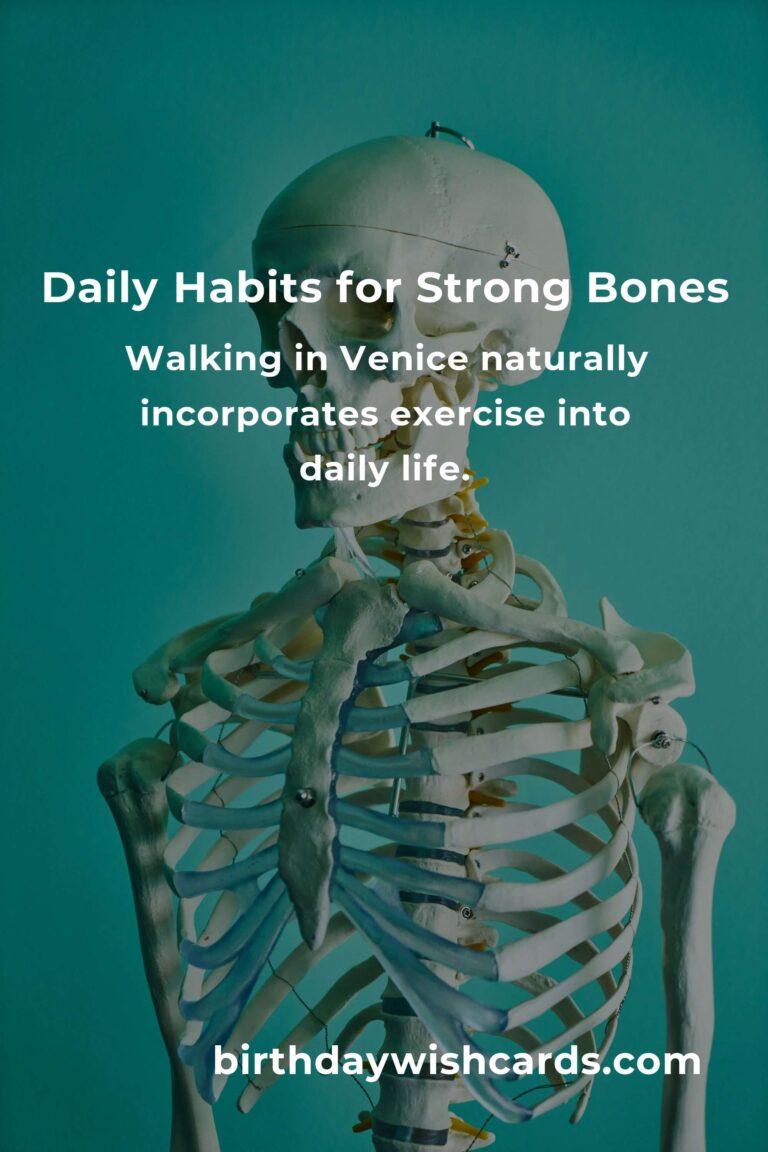 Embracing Daily Habits for Stronger Bones: A Venetian Journey