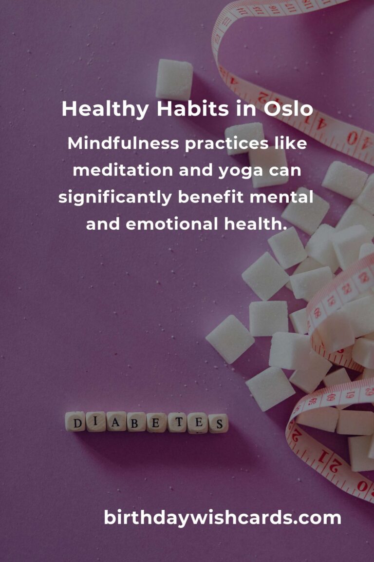 Embracing Daily Habits for a Healthier Life with Diabetes in Oslo