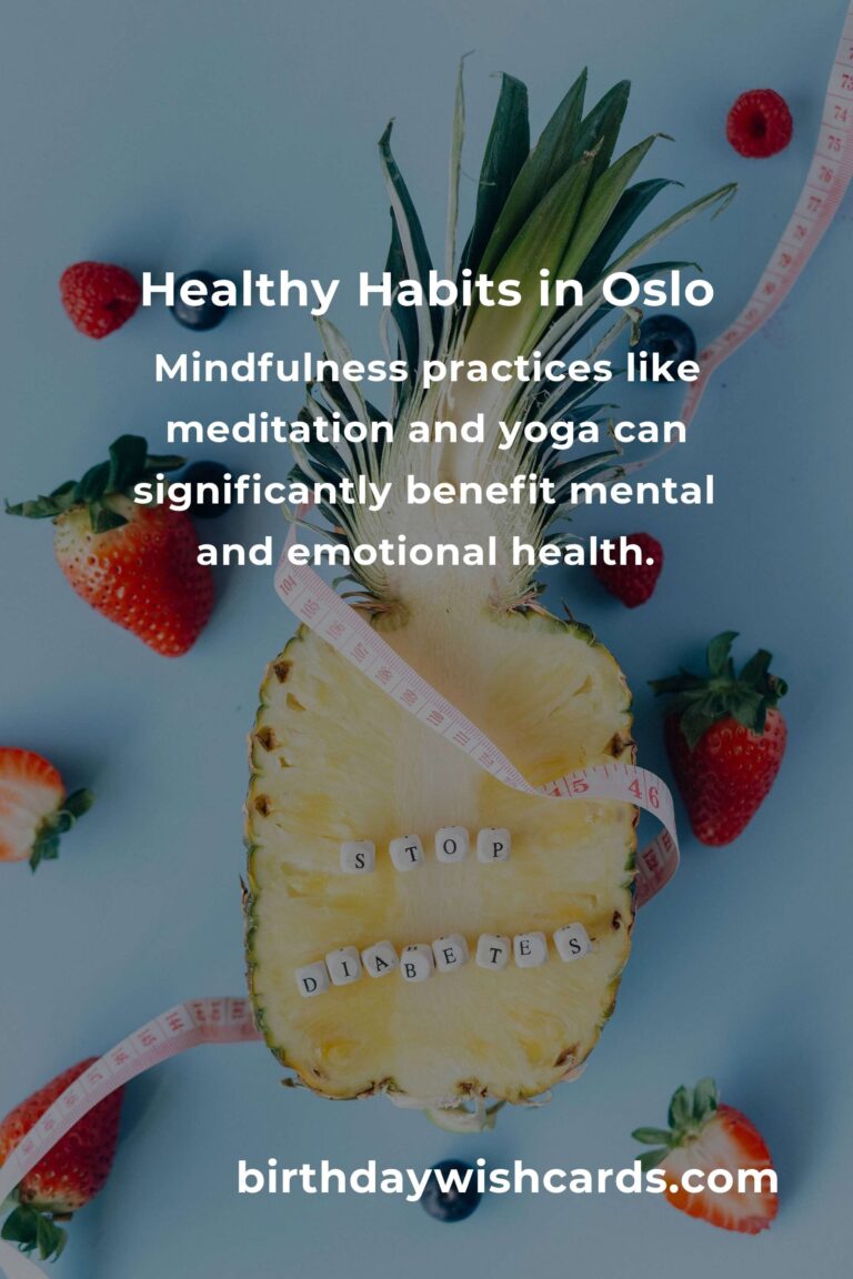 Embracing Daily Habits for a Healthier Life with Diabetes in Oslo