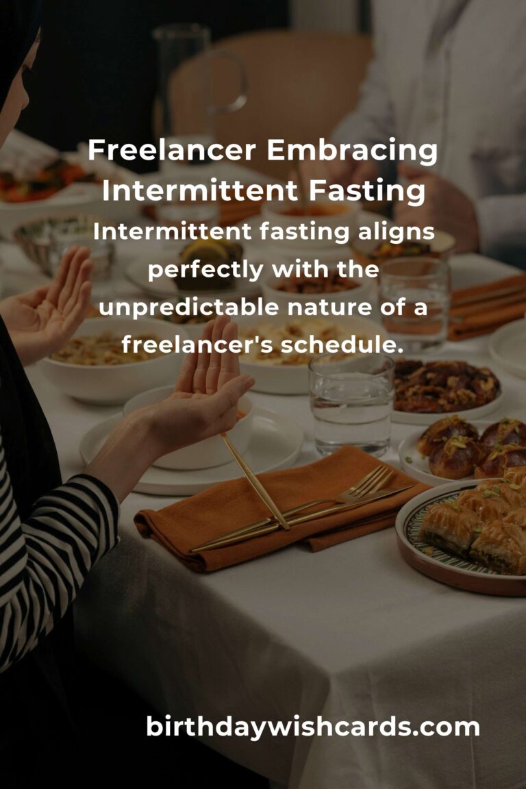 Embracing Intermittent Fasting: A Freelancer's Path to Health and Productivity