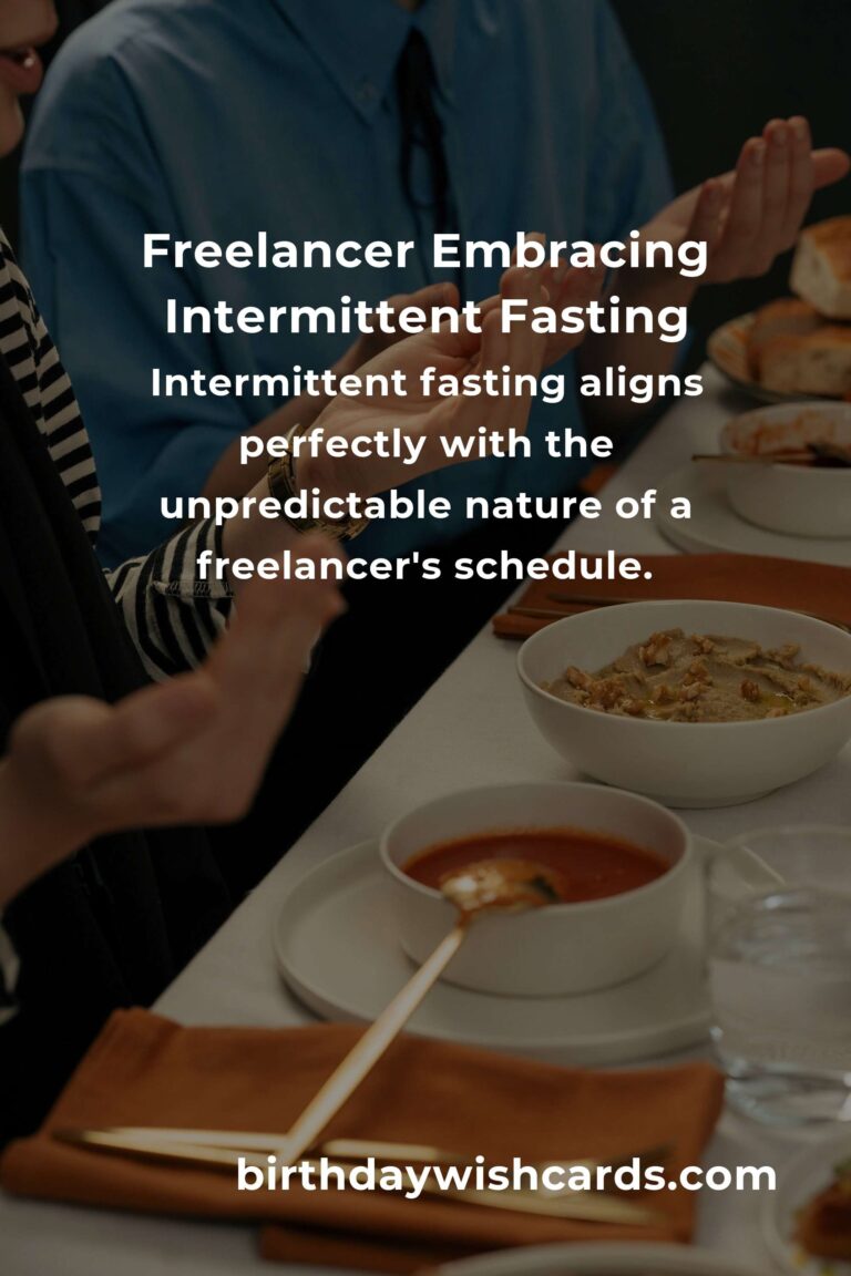 Embracing Intermittent Fasting: A Freelancer's Path to Health and Productivity