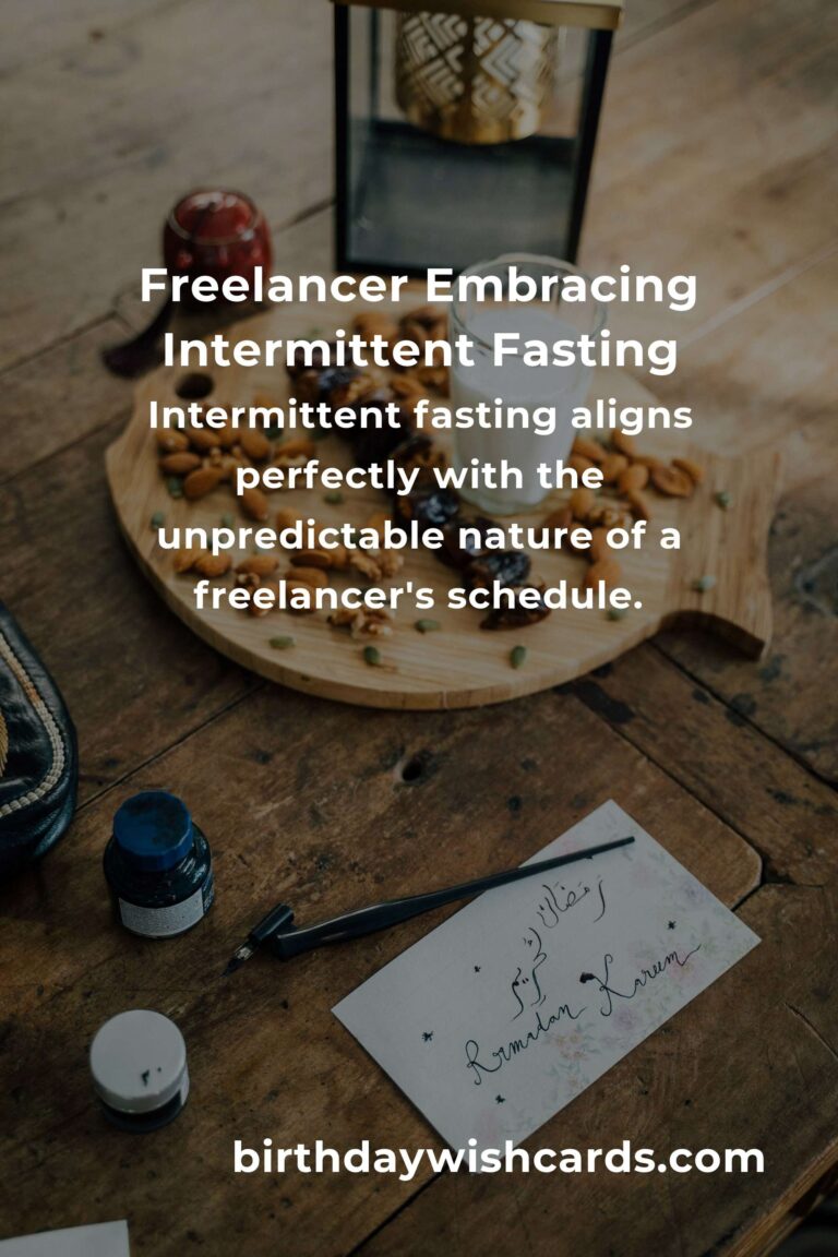 Embracing Intermittent Fasting: A Freelancer's Path to Health and Productivity