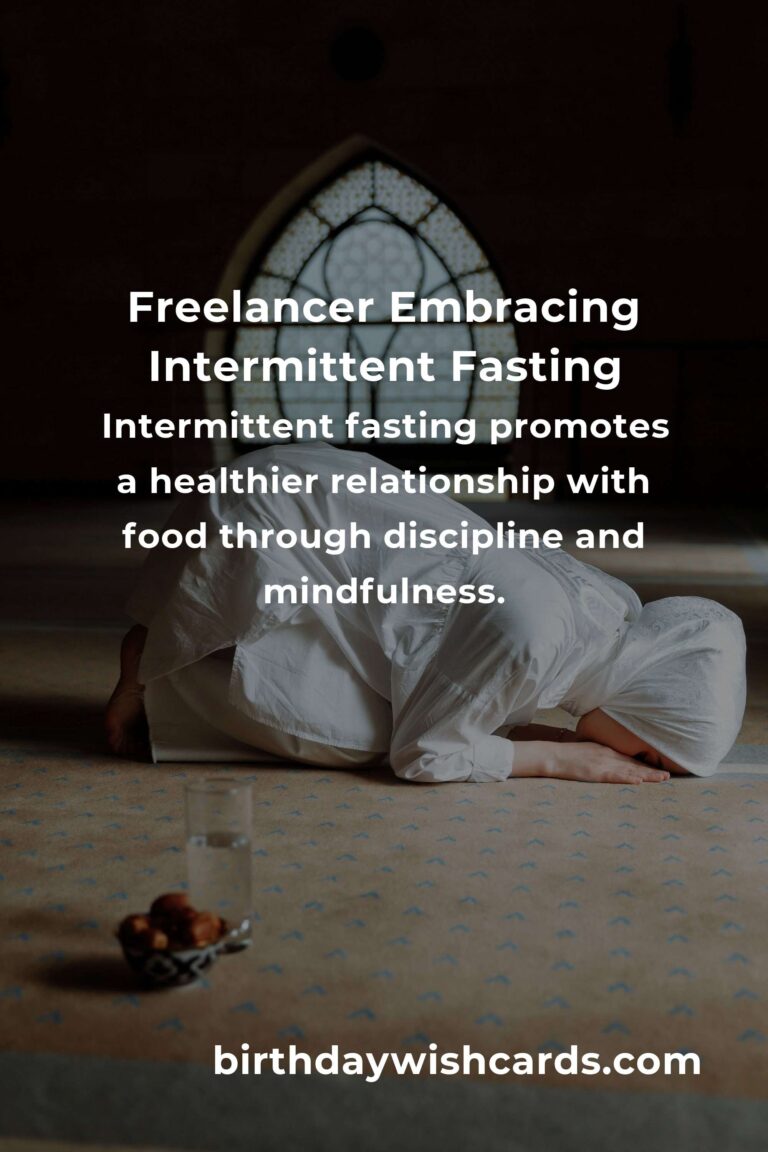 Embracing Intermittent Fasting: A Freelancer's Path to Health and Productivity