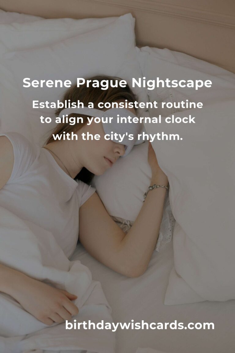 Embracing Restful Nights: Daily Habits for Sleep Quality in Prague