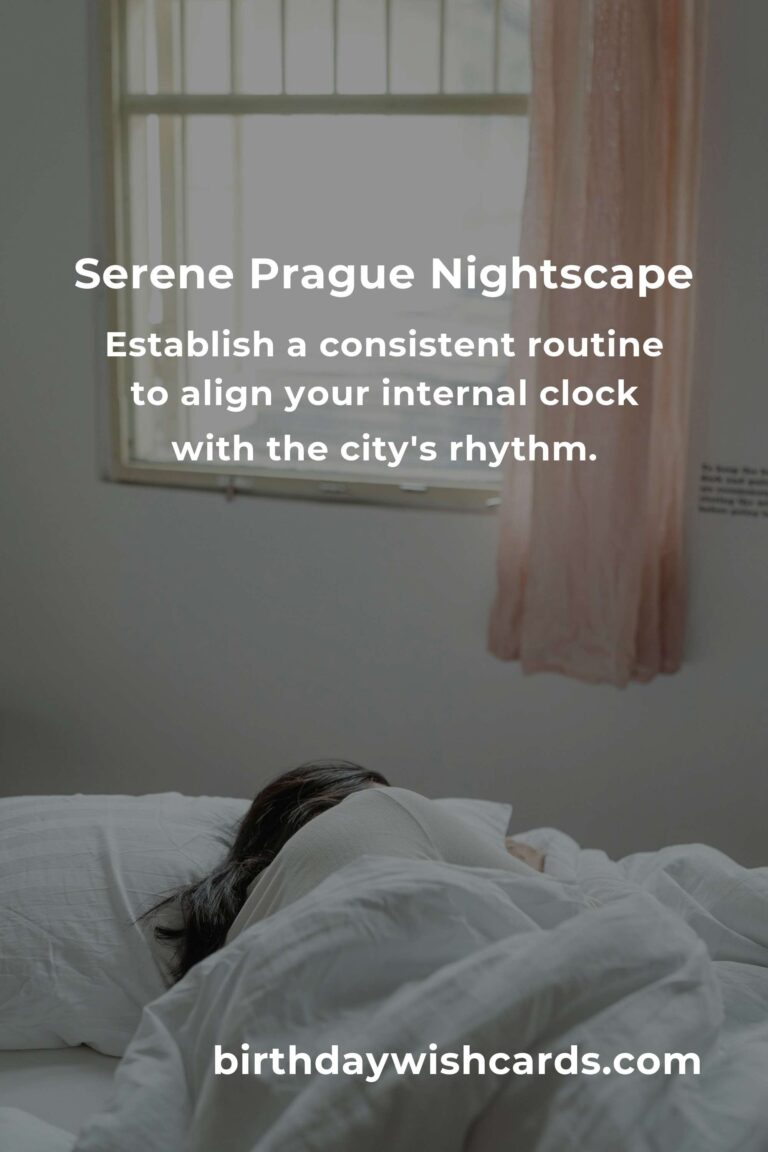 Embracing Restful Nights: Daily Habits for Sleep Quality in Prague