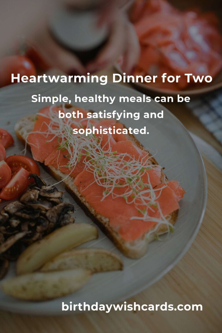 Embracing the Empty Nest: Heartwarming and Healthy Dinner Ideas for Two