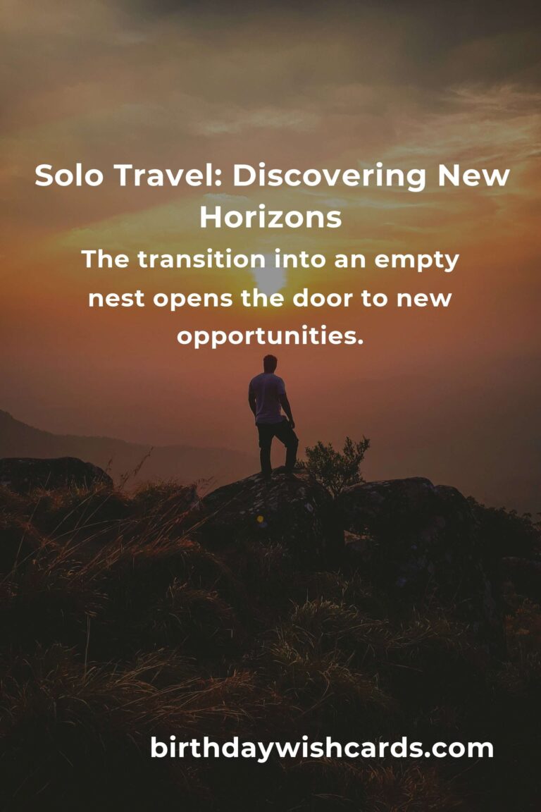 Embracing the Journey: Solo Travel for Empty Nesters in 2025