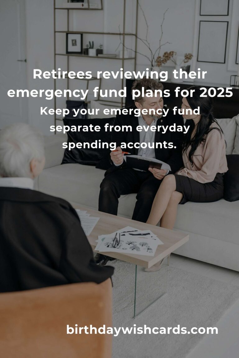 Emergency Fund Tips for Retirees in 2025: Secure Your Peace of Mind
