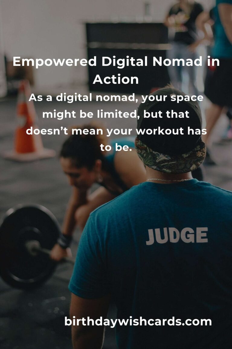 Empower Your Journey: Home CrossFit Routine for Digital Nomads
