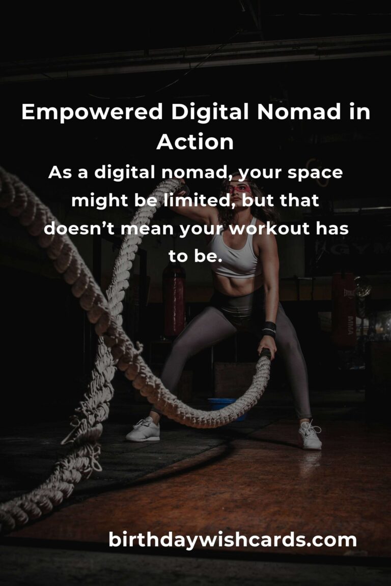 Empower Your Journey: Home CrossFit Routine for Digital Nomads