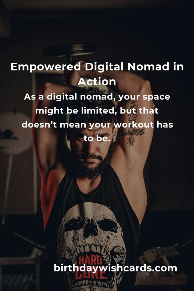 Empower Your Journey: Home CrossFit Routine for Digital Nomads