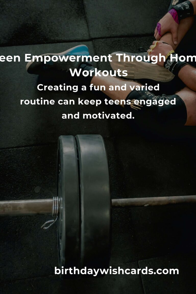 Empower Your Teen: The Ultimate Home Workout Routine for Strength and Confidence