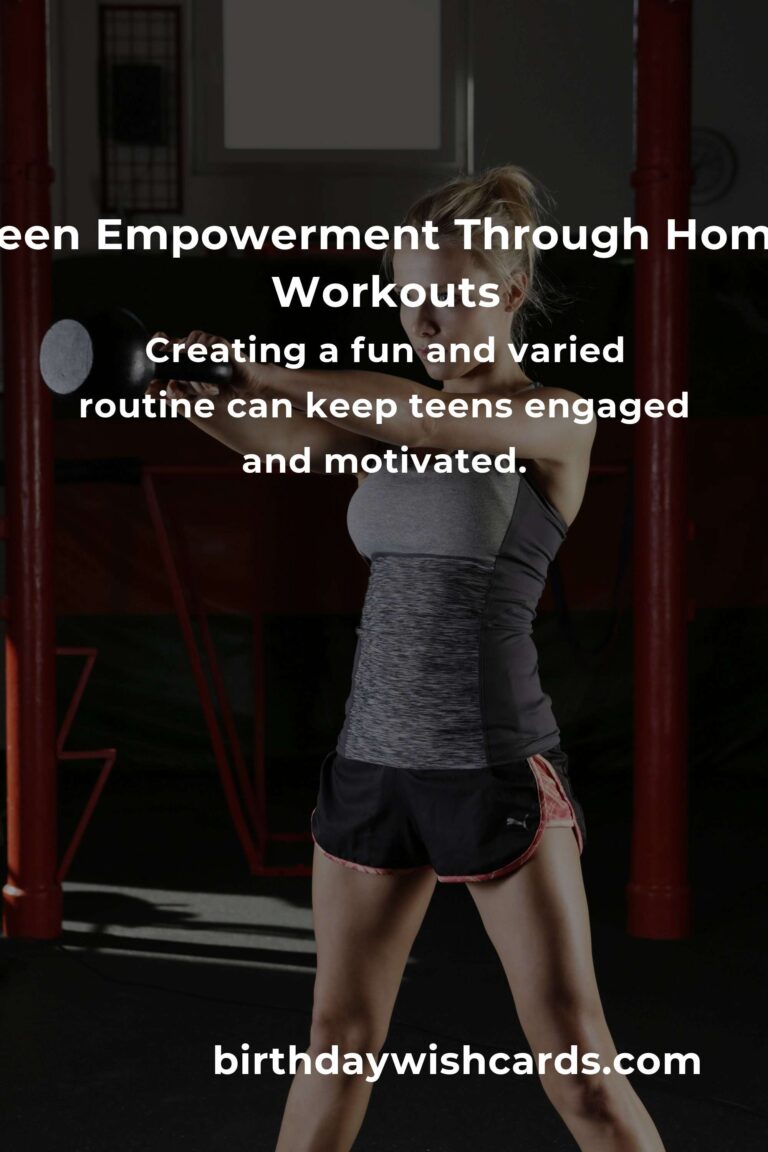 Empower Your Teen: The Ultimate Home Workout Routine for Strength and Confidence