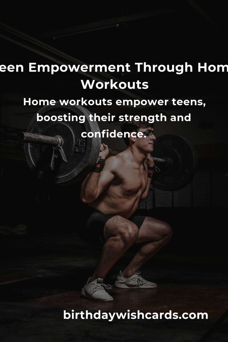 Empower Your Teen: The Ultimate Home Workout Routine for Strength and Confidence