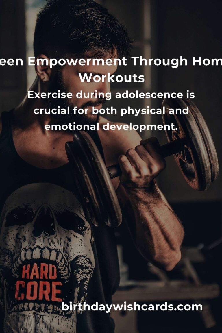Empower Your Teen: The Ultimate Home Workout Routine for Strength and Confidence