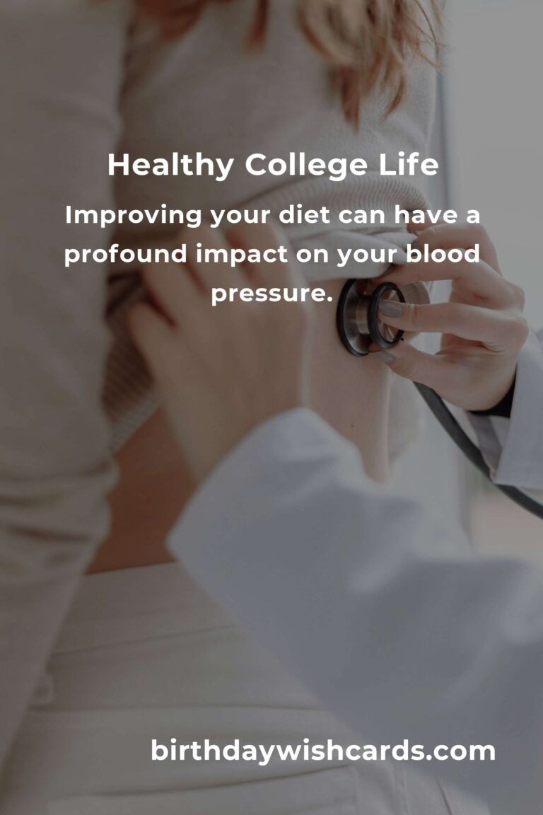 Empowering College Students: How to Naturally Improve Blood Pressure