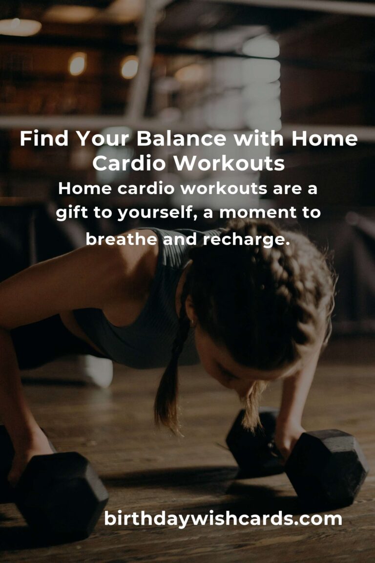 Empowering Home Cardio Workouts for Busy Moms: Find Your Balance