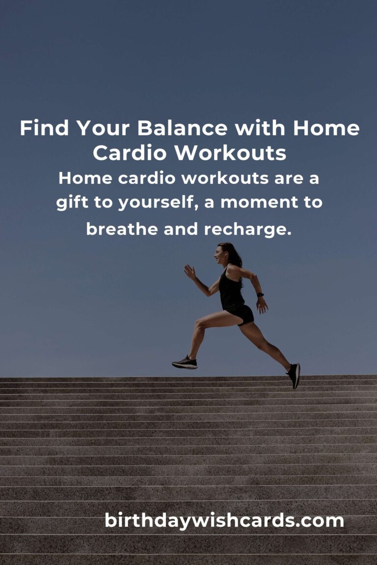 Empowering Home Cardio Workouts for Busy Moms: Find Your Balance