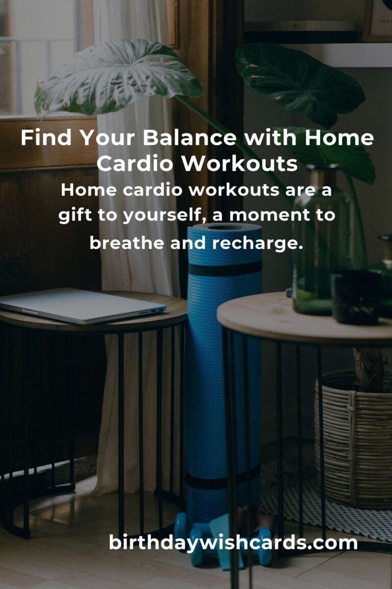 Empowering Home Cardio Workouts for Busy Moms: Find Your Balance