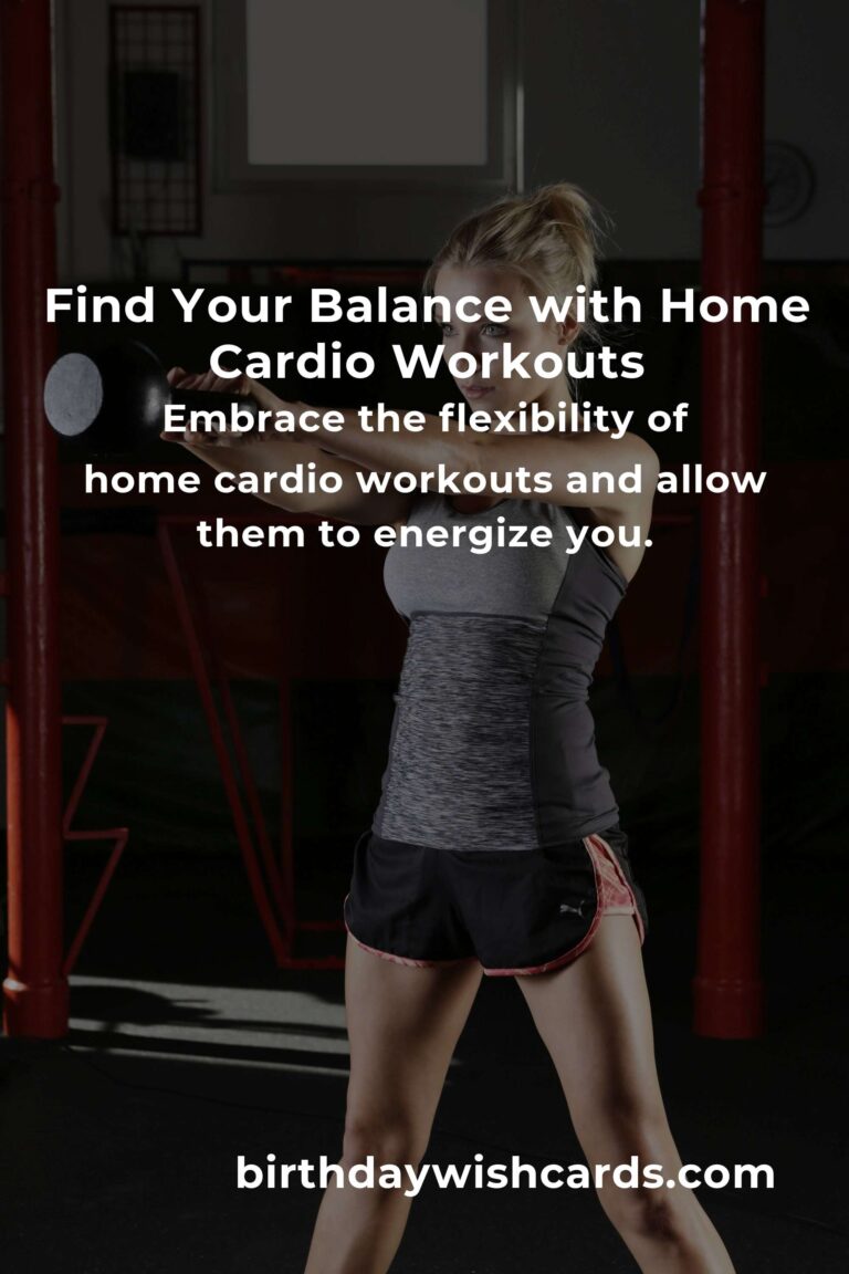 Empowering Home Cardio Workouts for Busy Moms: Find Your Balance