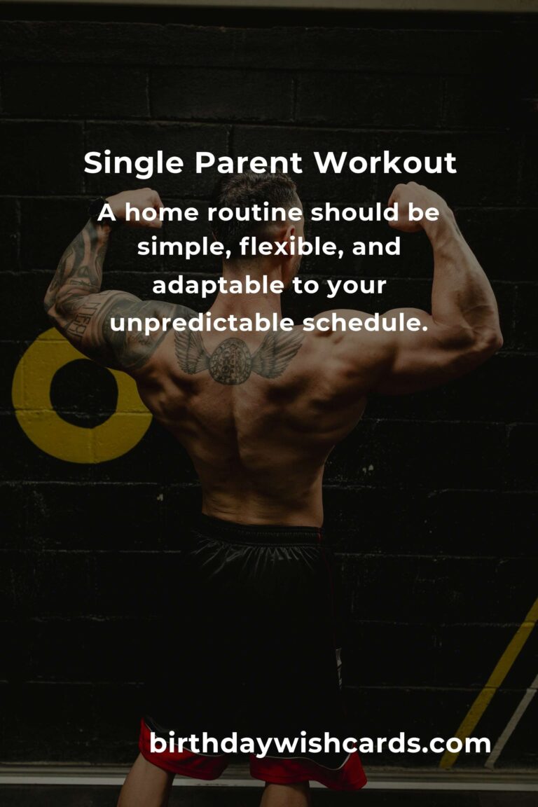 Empowering Home Strength Training Routines for Single Parents
