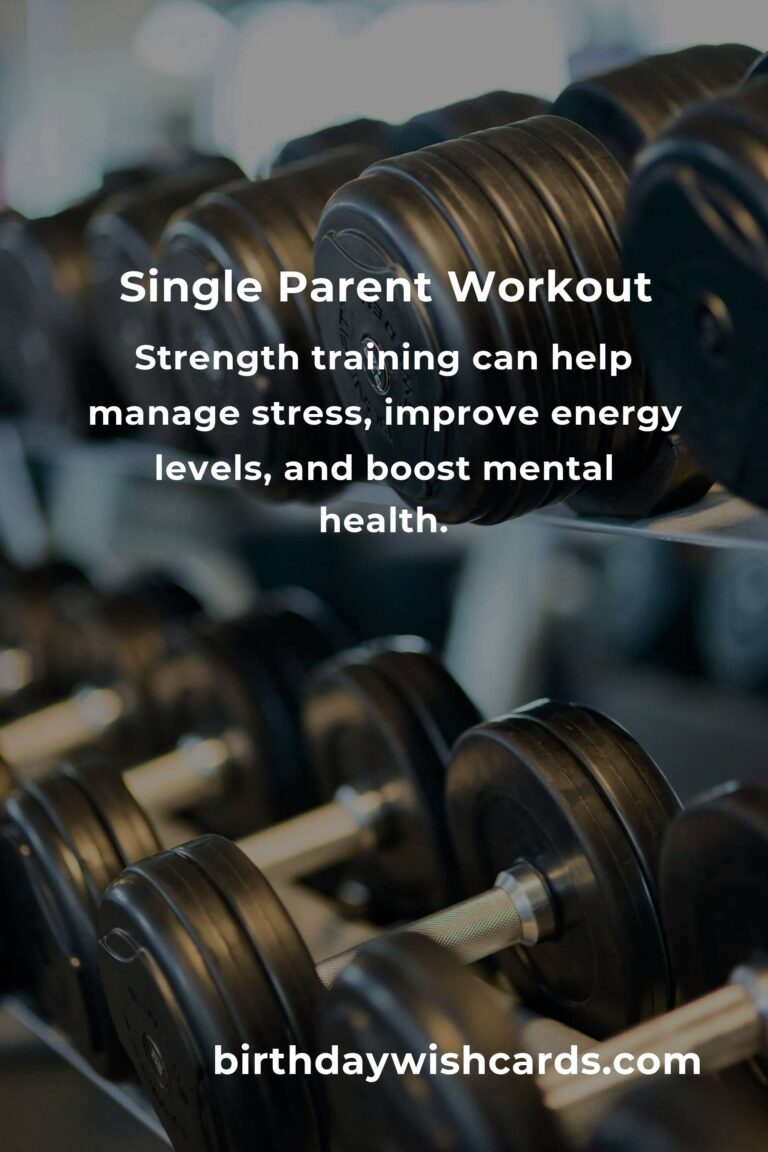 Empowering Home Strength Training Routines for Single Parents