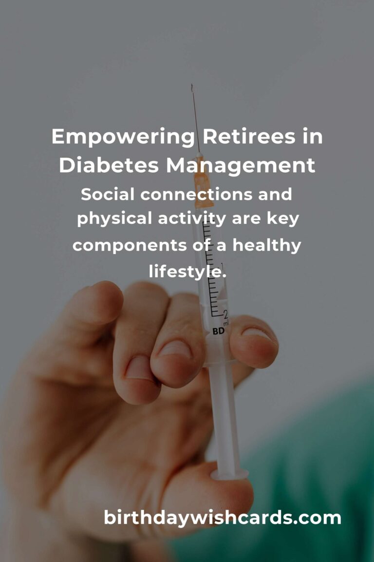Empowering Retirement: Mastering Diabetes Management with Ease and Compassion