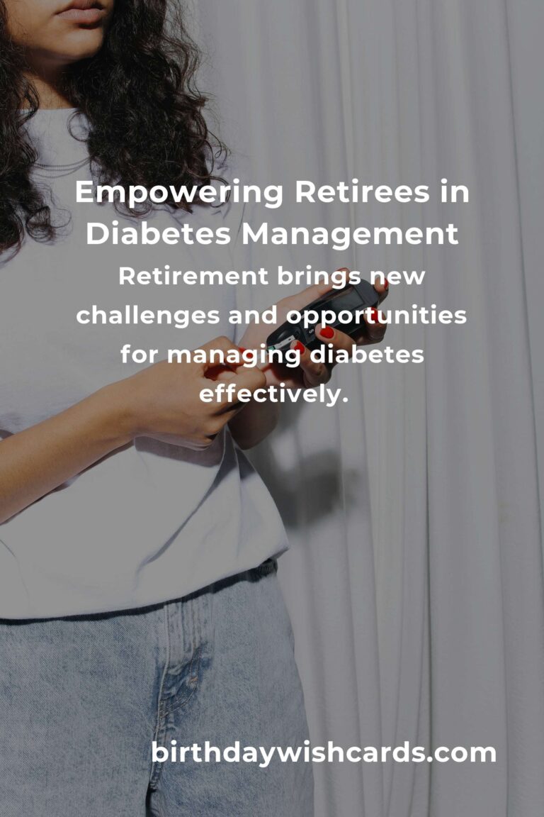 Empowering Retirement: Mastering Diabetes Management with Ease and Compassion