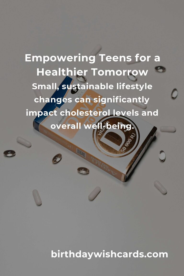 Empowering Teens: A Heartfelt Guide to Improving Cholesterol Naturally