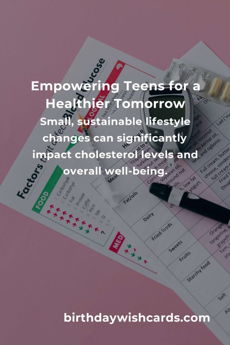 Empowering Teens: A Heartfelt Guide to Improving Cholesterol Naturally