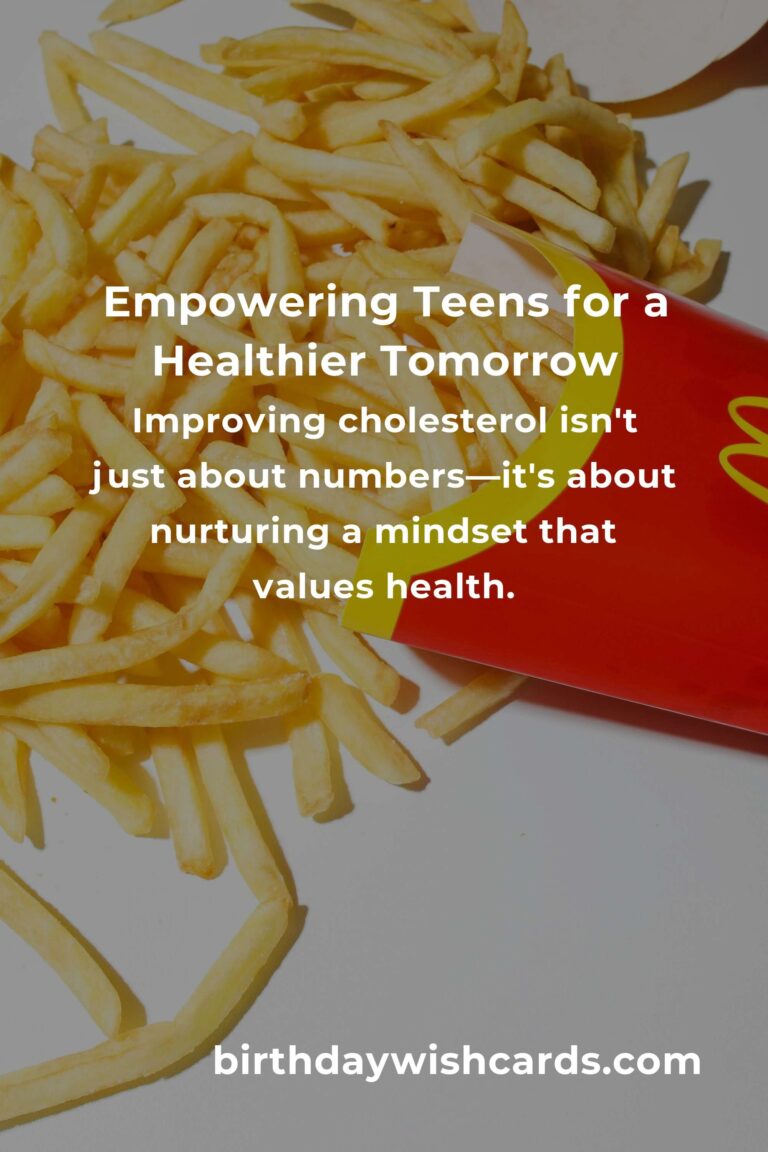 Empowering Teens: A Heartfelt Guide to Improving Cholesterol Naturally