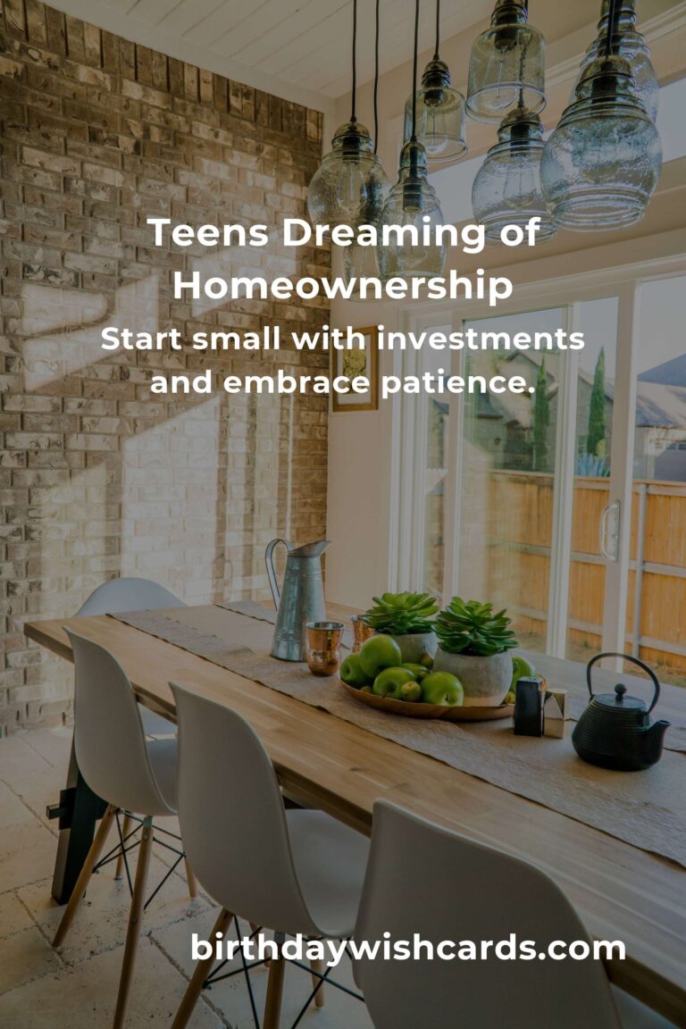 Empowering Teens: Real Estate Tips for a Bright Future in 2025