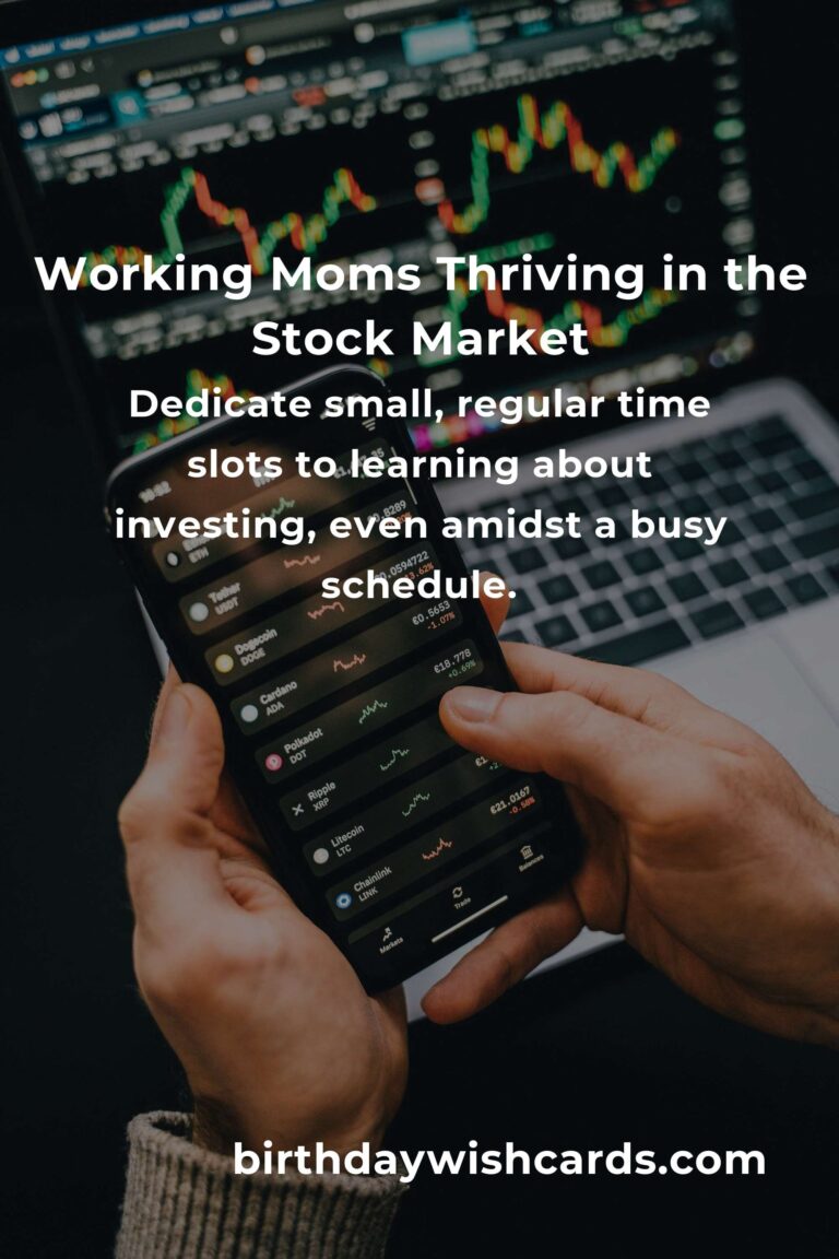 Empowering Working Moms: Stock Market Tips for Financial Growth in 2025