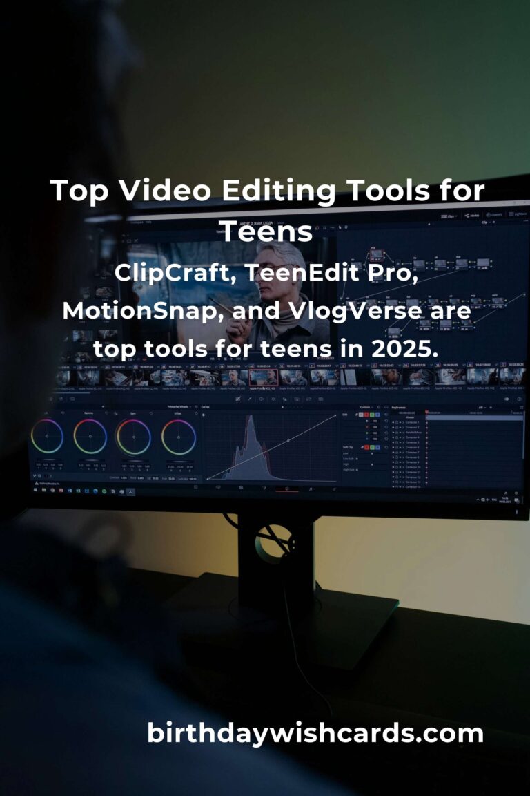 Empowering Young Creators: The Best Video Editing Tools for Teens in 2025