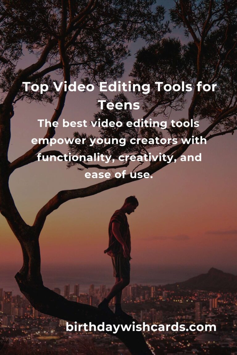 Empowering Young Creators: The Best Video Editing Tools for Teens in 2025