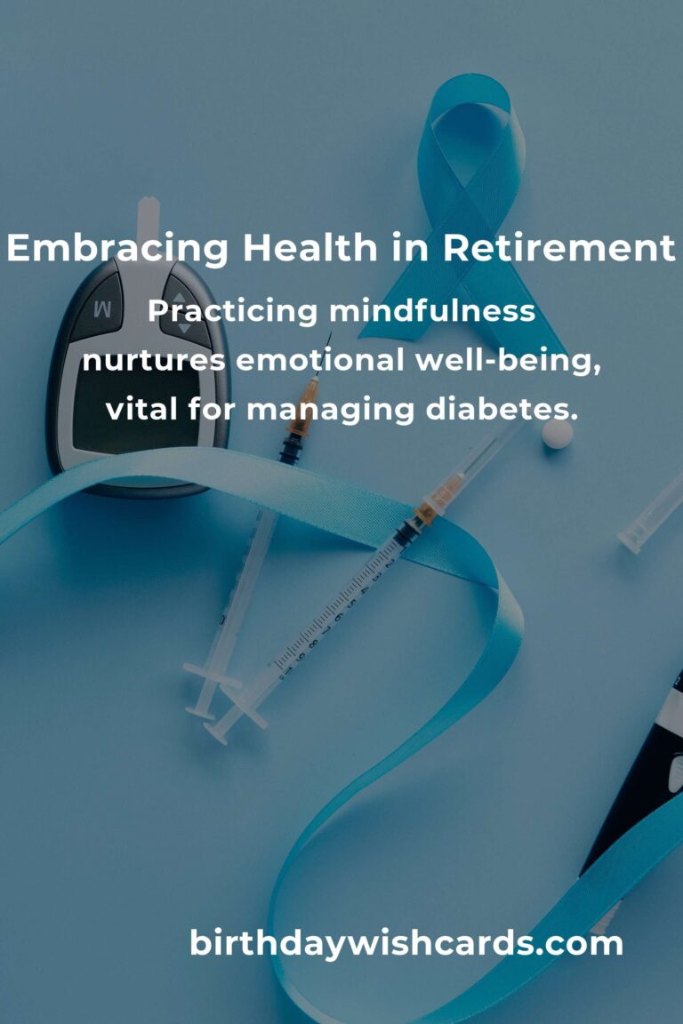 Empowering Your Golden Years: A Heartfelt Guide to Managing Diabetes in Retirement