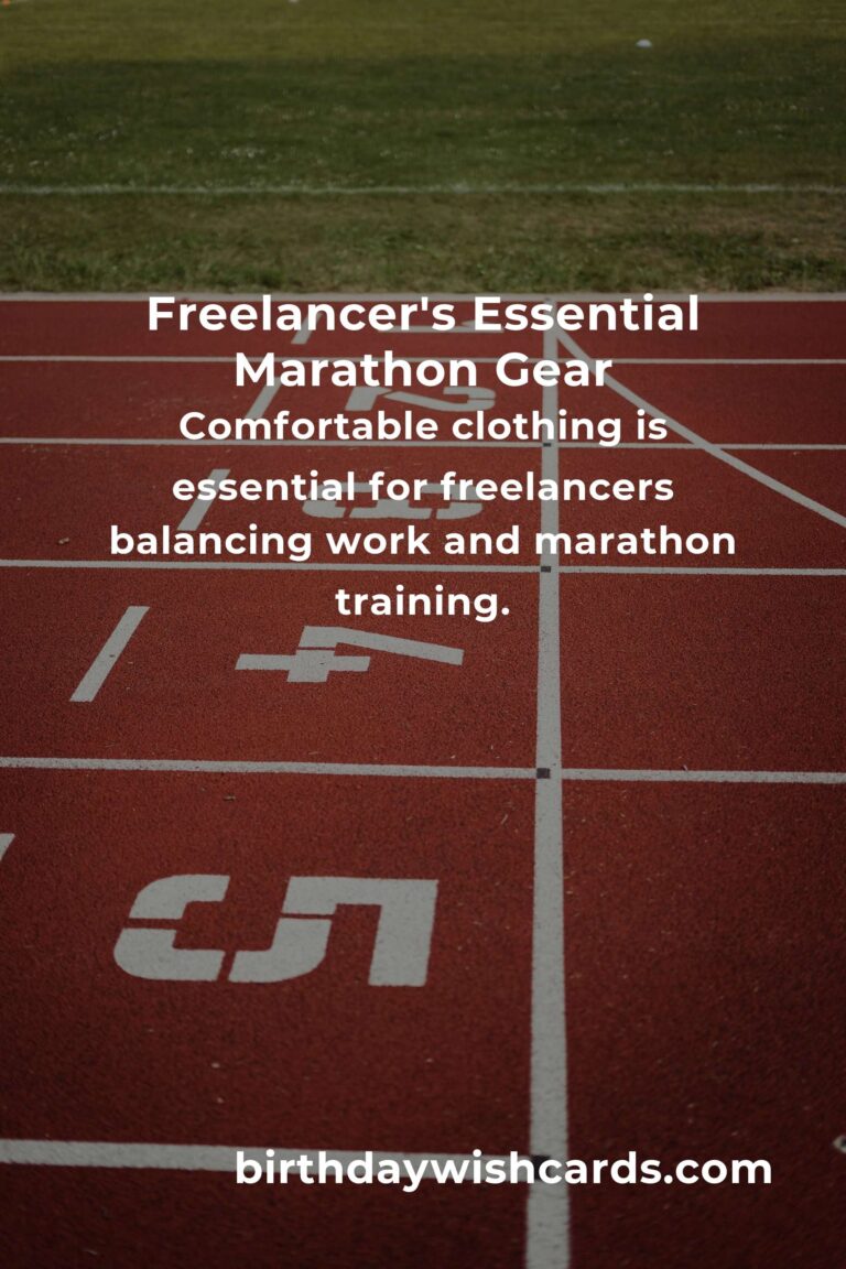 Empowering Your Marathon Journey: A Freelancer’s Guide to Essential Training Equipment