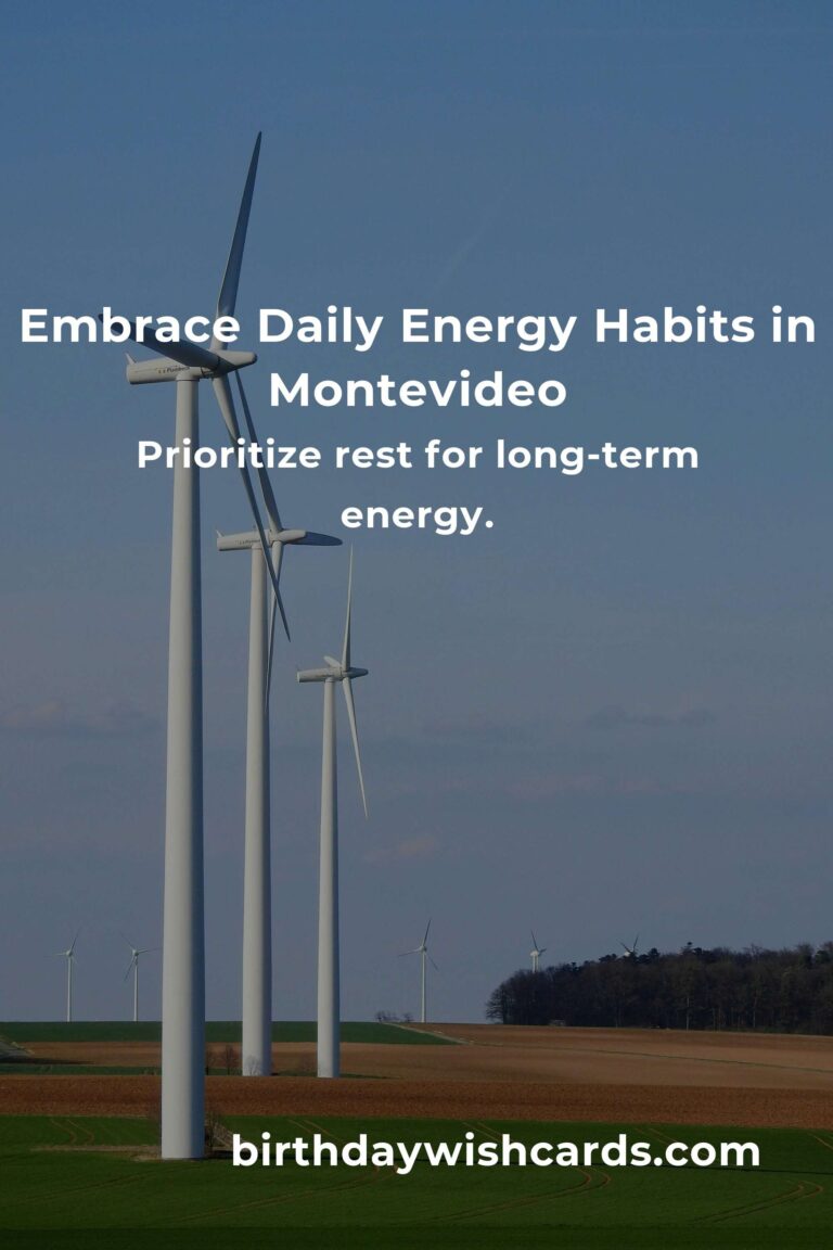 Energize Your Day: Discover Daily Habits for Boosting Energy Levels in Montevideo