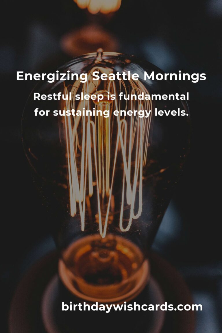 Energize Your Seattle Days: Daily Habits to Boost Energy Levels