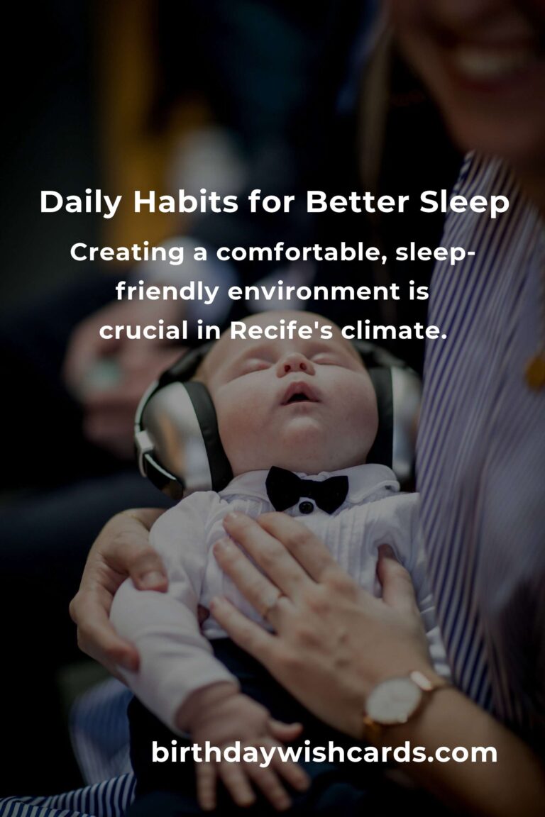 Enhancing Sleep Quality with Daily Habits in Recife