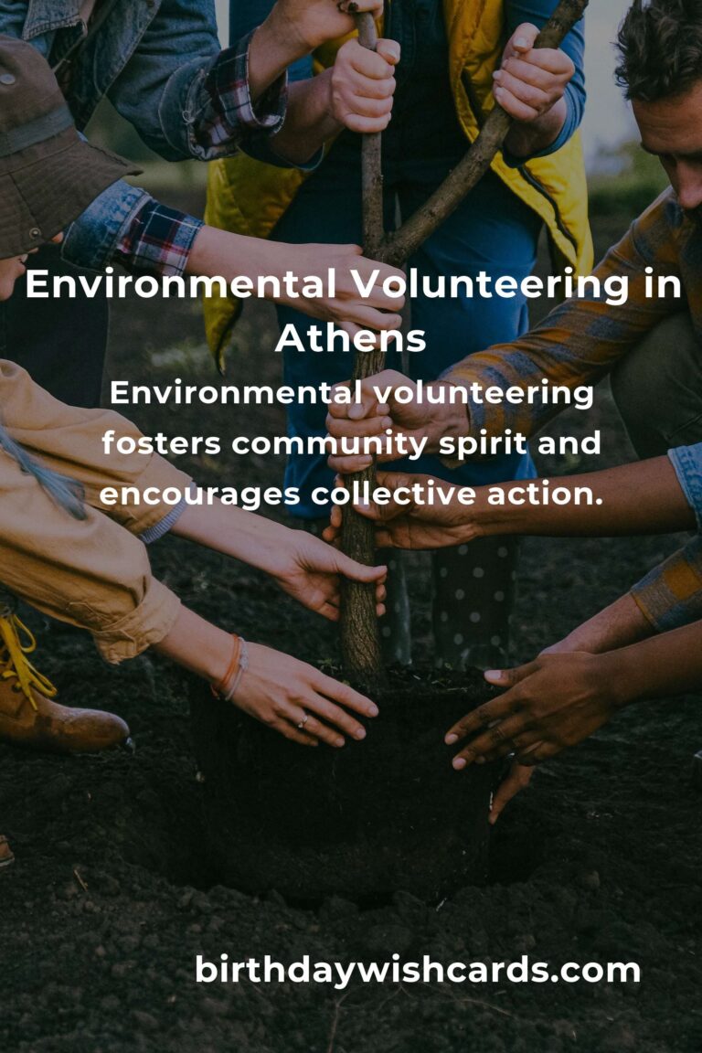 Environmental Volunteering Opportunities in Athens for a Greener 2025