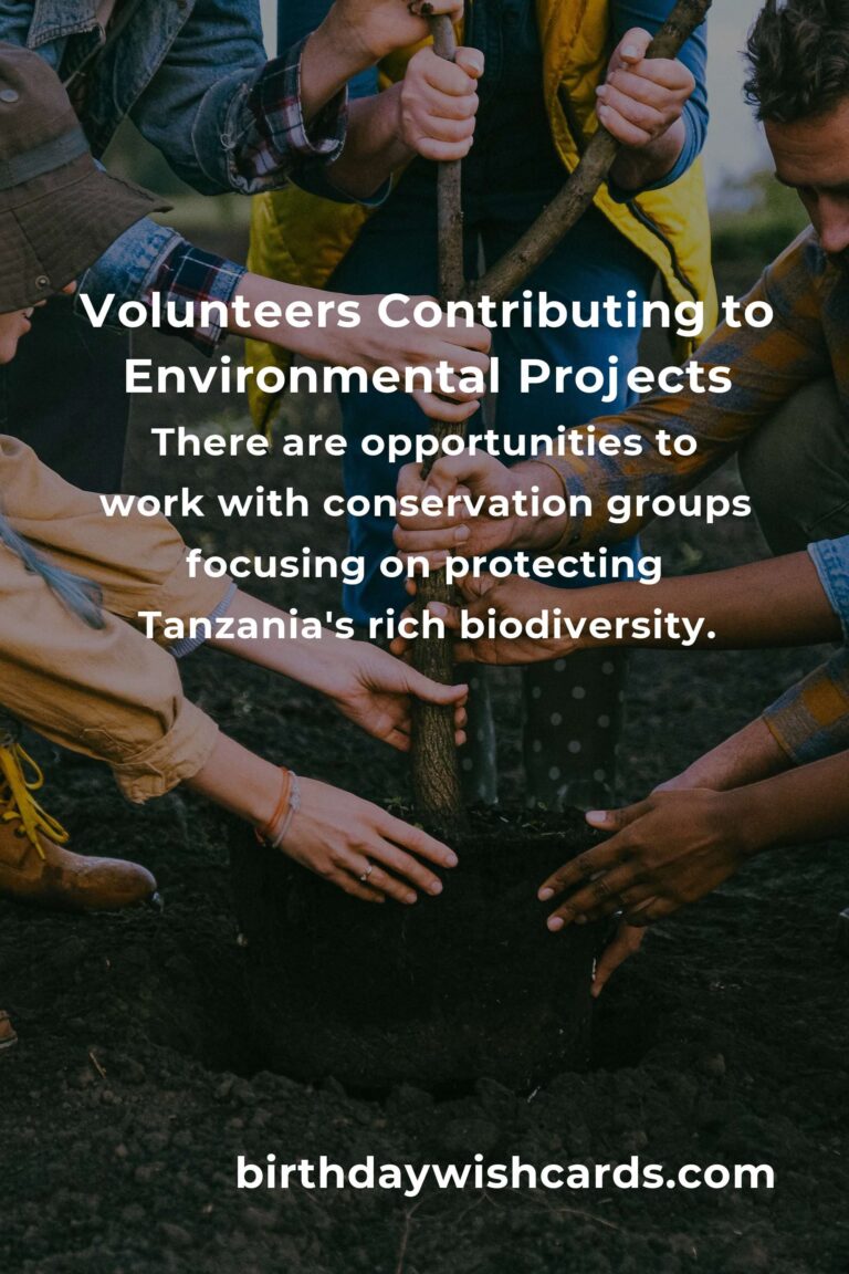 Environmental Volunteering Opportunities in Dar es Salaam for 2025