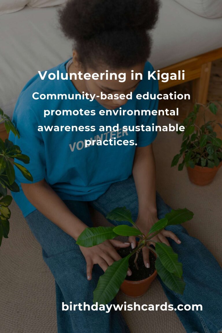 Environmental Volunteering Opportunities in Kigali for 2025
