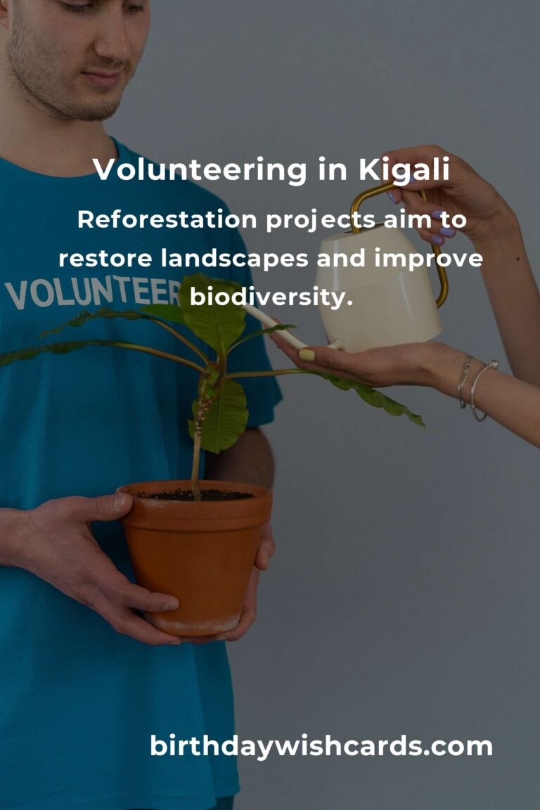 Environmental Volunteering Opportunities in Kigali for 2025