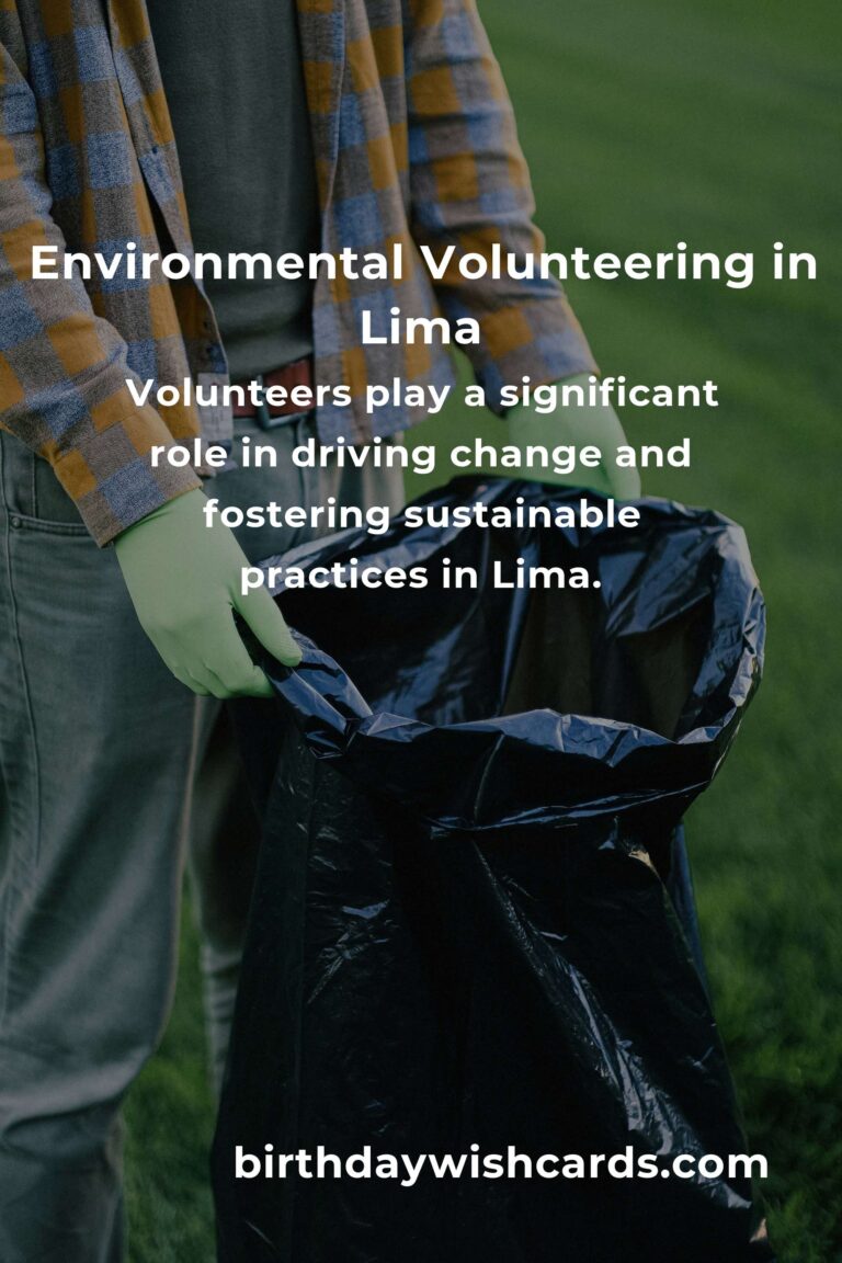 Environmental Volunteering Opportunities in Lima: A Guide for 2025