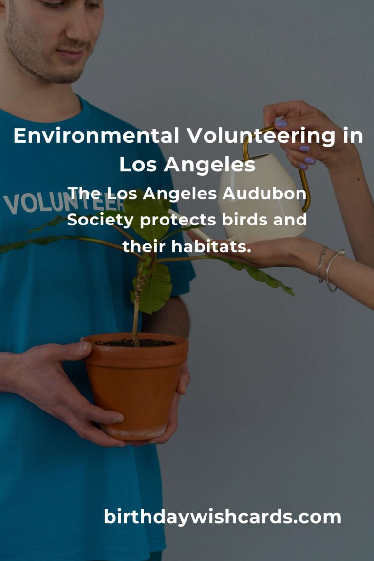 Environmental Volunteering Opportunities in Los Angeles for a Sustainable Future