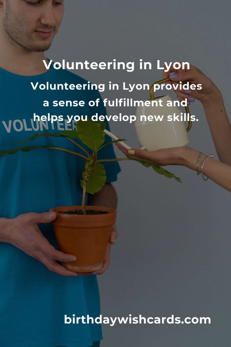 Environmental Volunteering Opportunities in Lyon for 2025